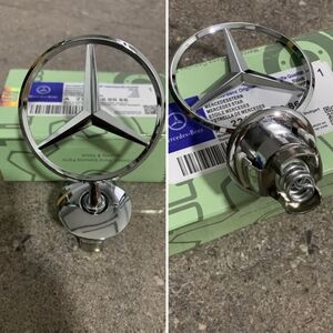 New Mercedes-Benz Hood Star Ornament Badge 44mm Other Colors Available